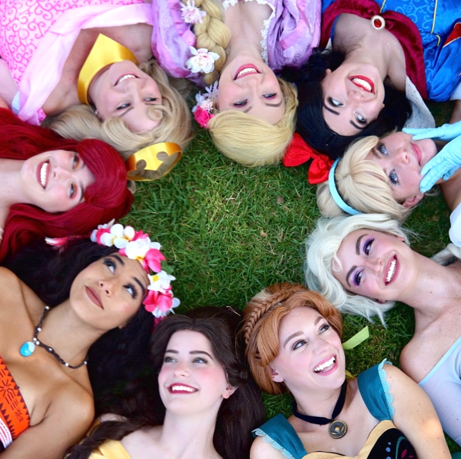 Little Rose Party Characters princess party visit